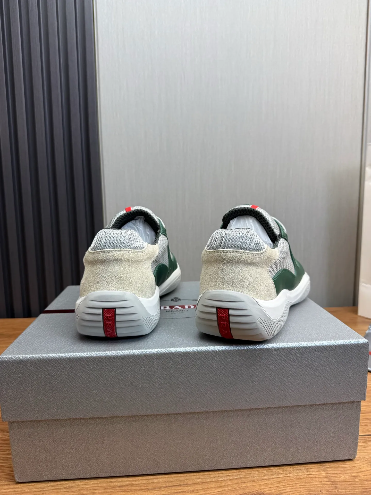 Men's shoes 💰560💰 [PRADA] Men's shoes are popular in the counter, official website is synchronized, 1 high-quality shipment ✔️Original cowhide upper + cowhide lining, 1🆚1 replica, original sole, 38-45 (45 customized, non-refundable)